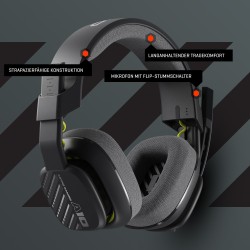 Buy Logitech ASTRO A10 Gen 2 Gaming Headset - Wired 3.5mm - Over-Ear, Foldable B... in Cyprus, Nicosia, Limassol, Larnaka, Pafos