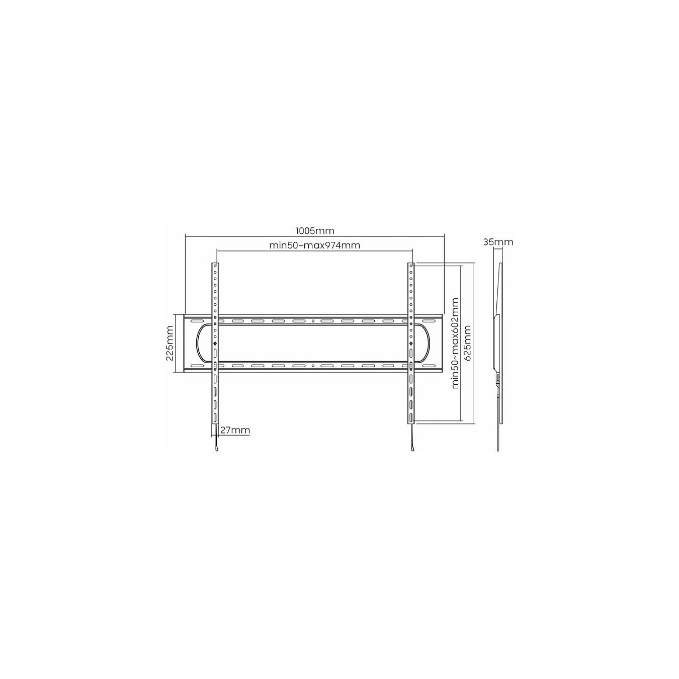Buy VALUE TV-Wandhalterung. fest. 60-120 Zoll. bis 120 kg in Cyprus, Nicosia, Limassol, Larnaka, Pafos