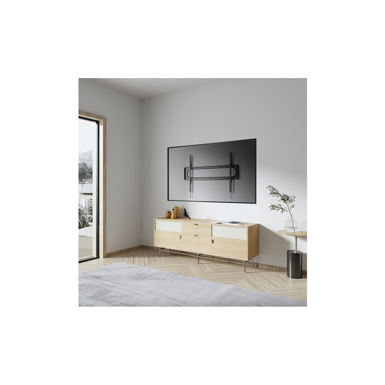 Buy VALUE TV-Wandhalterung. fest. 60-120 Zoll. bis 120 kg in Cyprus, Nicosia, Limassol, Larnaka, Pafos