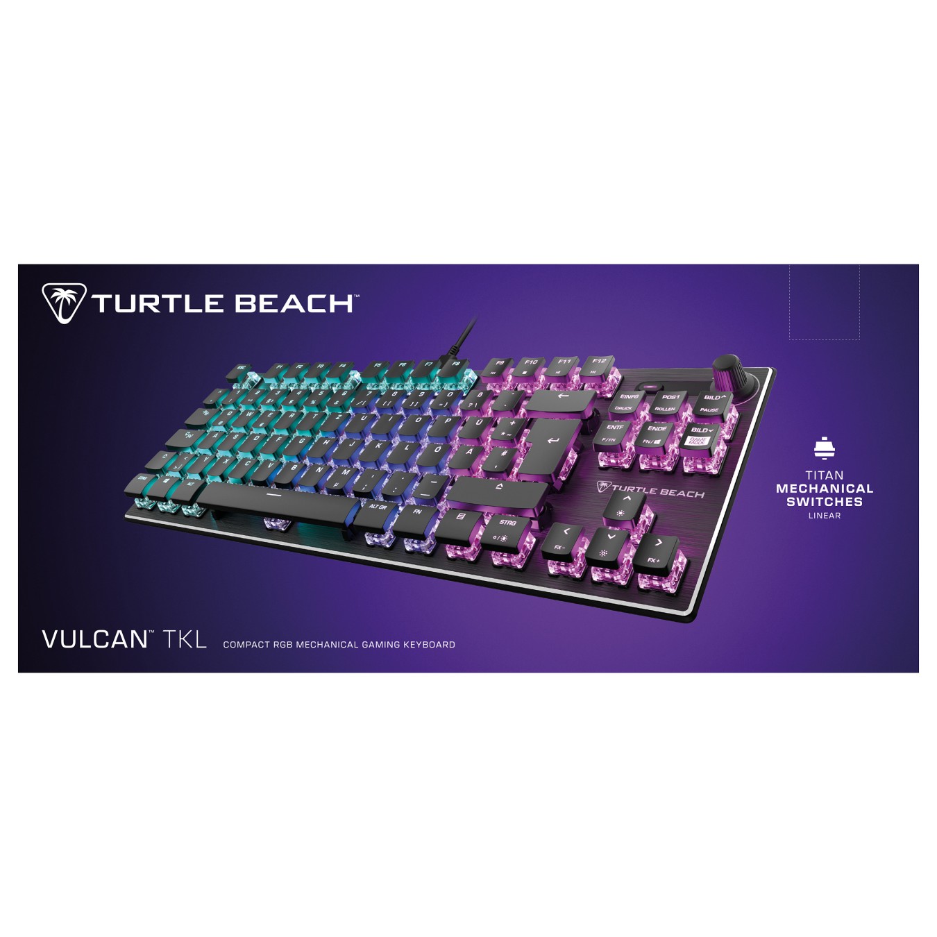 Buy Turtle Beach Vulcan TKL AIMO Gaming-Tastatur. Red Switch in Cyprus, Nicosia, Limassol, Larnaka, Pafos