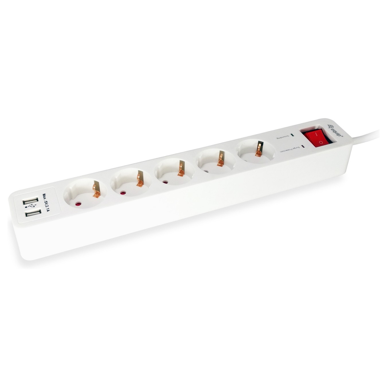 Buy Equip Steckdosenleiste 5-fach Schuko 1.5m Kabel.2xUSB.Schutz in Cyprus, Nicosia, Limassol, Larnaka, Pafos