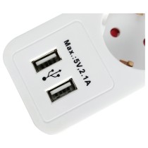 Buy Equip Steckdosenleiste 5-fach Schuko 1.5m Kabel.2xUSB.Schutz in Cyprus, Nicosia, Limassol, Larnaka, Pafos