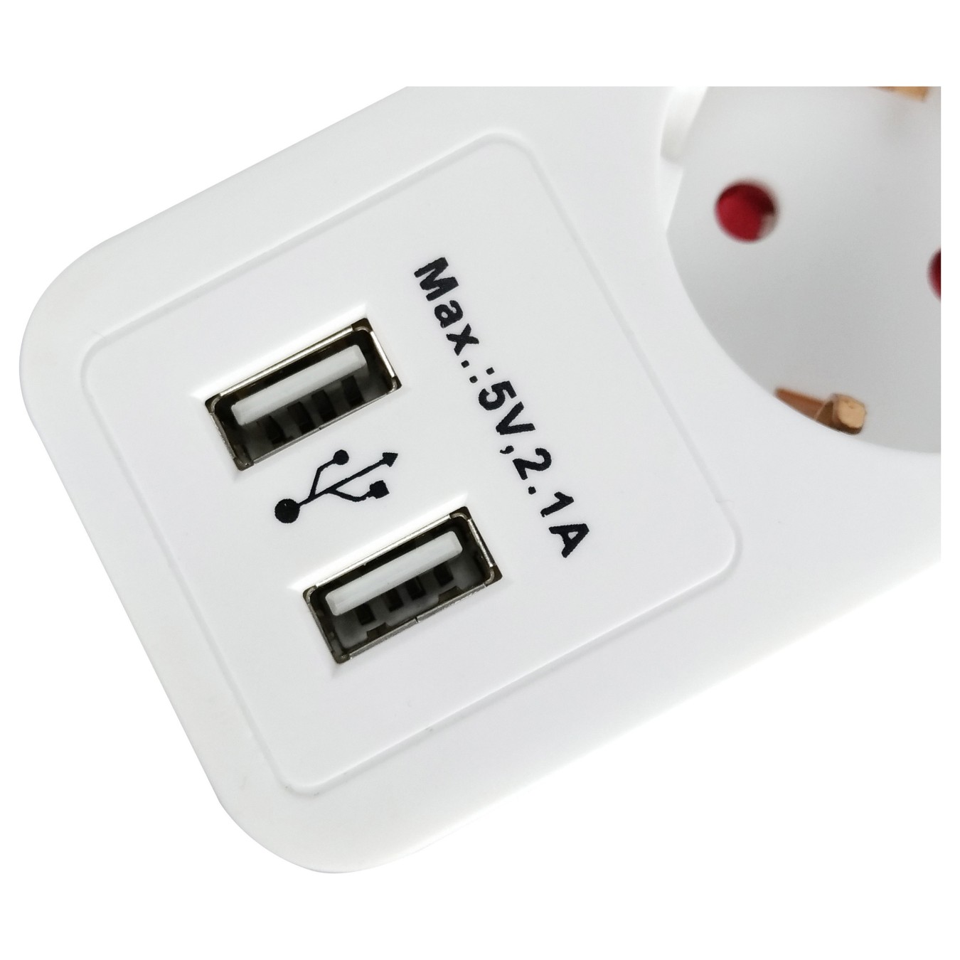 Buy Equip Steckdosenleiste 5-fach Schuko 1.5m Kabel.2xUSB.Schutz in Cyprus, Nicosia, Limassol, Larnaka, Pafos