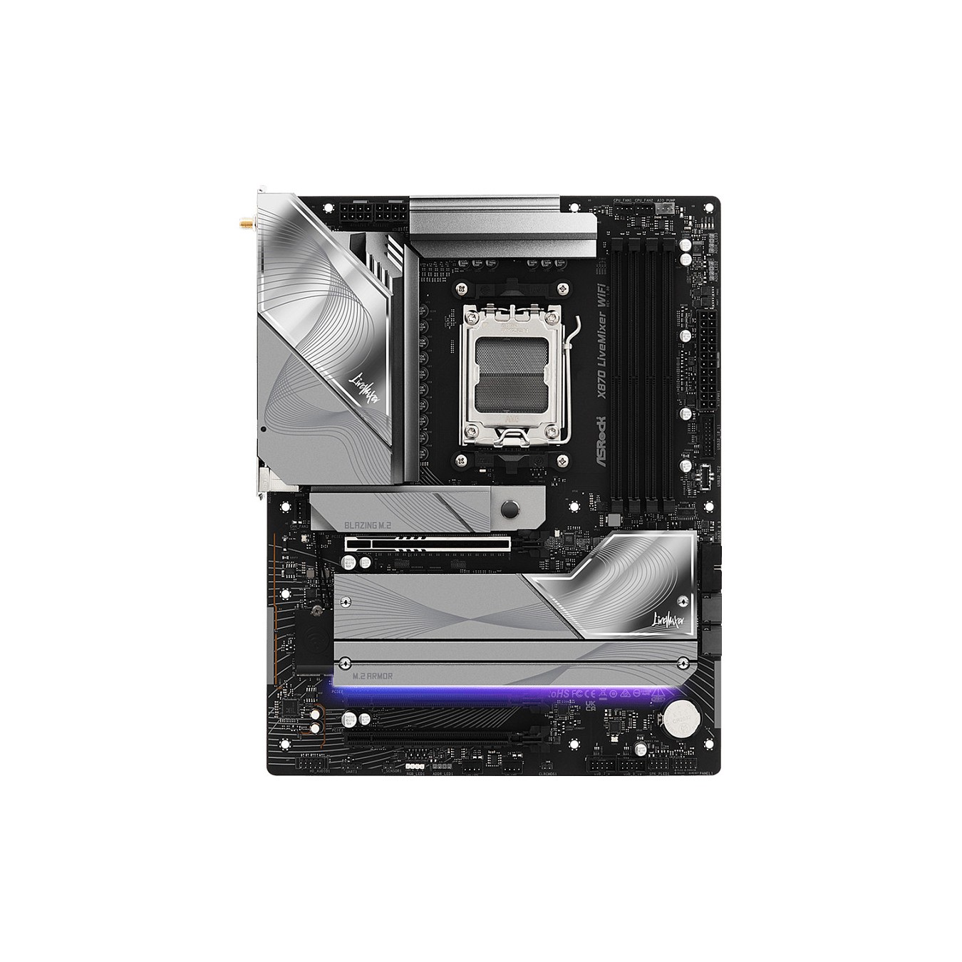 Buy ASRock X870 Livemixer WiFi AM5 ATX HDMI USB-C DDR5 in Cyprus, Nicosia, Limassol, Larnaka, Pafos
