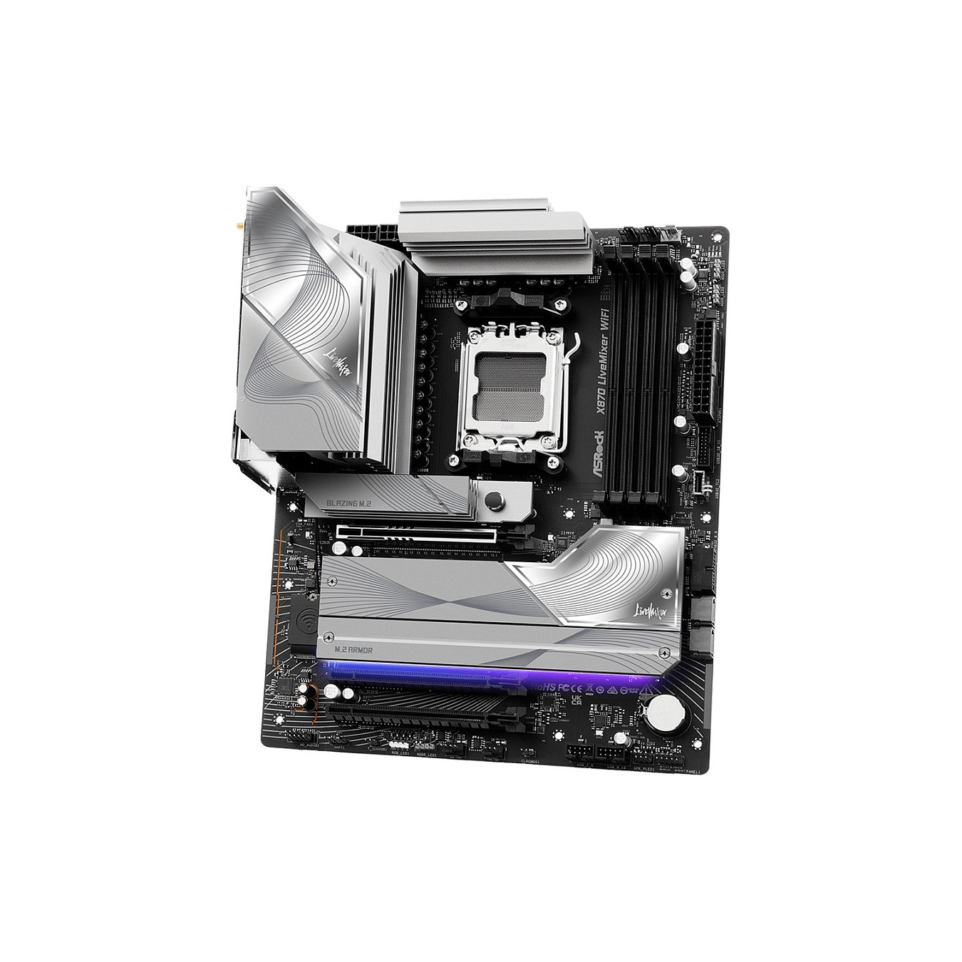 Buy ASRock X870 Livemixer WiFi AM5 ATX HDMI USB-C DDR5 in Cyprus, Nicosia, Limassol, Larnaka, Pafos