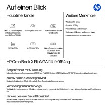 Buy HP OmniBook X Flip 14-fk0154ng RYZ AI 5 340 16GB 512SSD W11 Home Touch in Cyprus, Nicosia, Limassol, Larnaka, Pafos