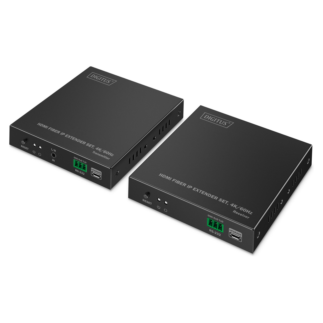 Buy DIGITUS Extender Set HDMI Fiber IP 4K 60Hz schwarz in Cyprus, Nicosia, Limassol, Larnaka, Pafos