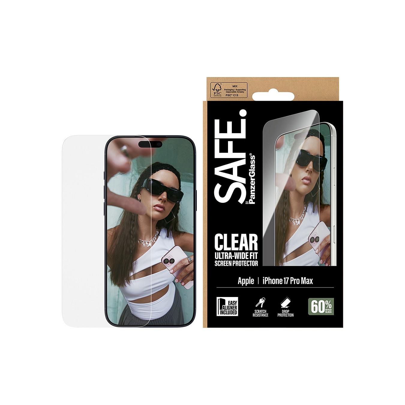 Buy SAFE Schutzglas iPhone 17 Pro Max UWF in Cyprus, Nicosia, Limassol, Larnaka, Pafos