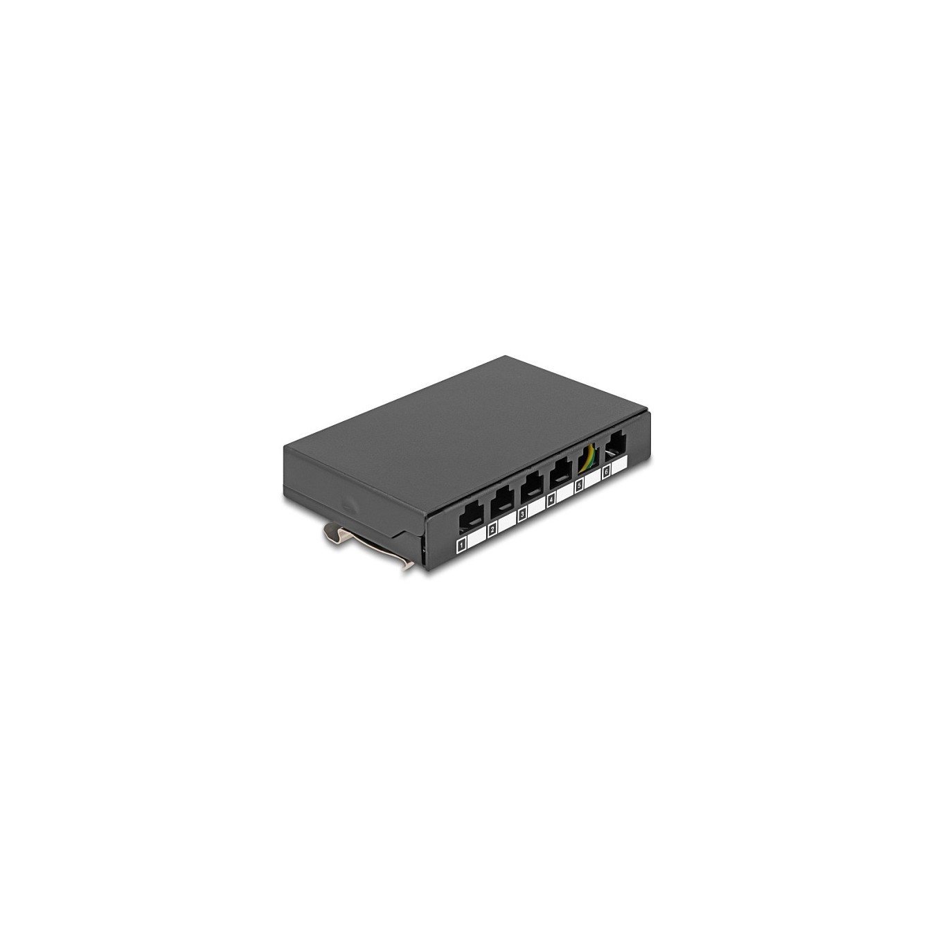 Buy Leergehäuse 6 Port für Keystone RJ-Module schwarz - zur Montage an Tisch. Wand oder Hutschiene in Cyprus, Nicosia, Limassol,