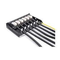 Buy Leergehäuse 6 Port für Keystone RJ-Module schwarz - zur Montage an Tisch. Wand oder Hutschiene in Cyprus, Nicosia, Limassol,