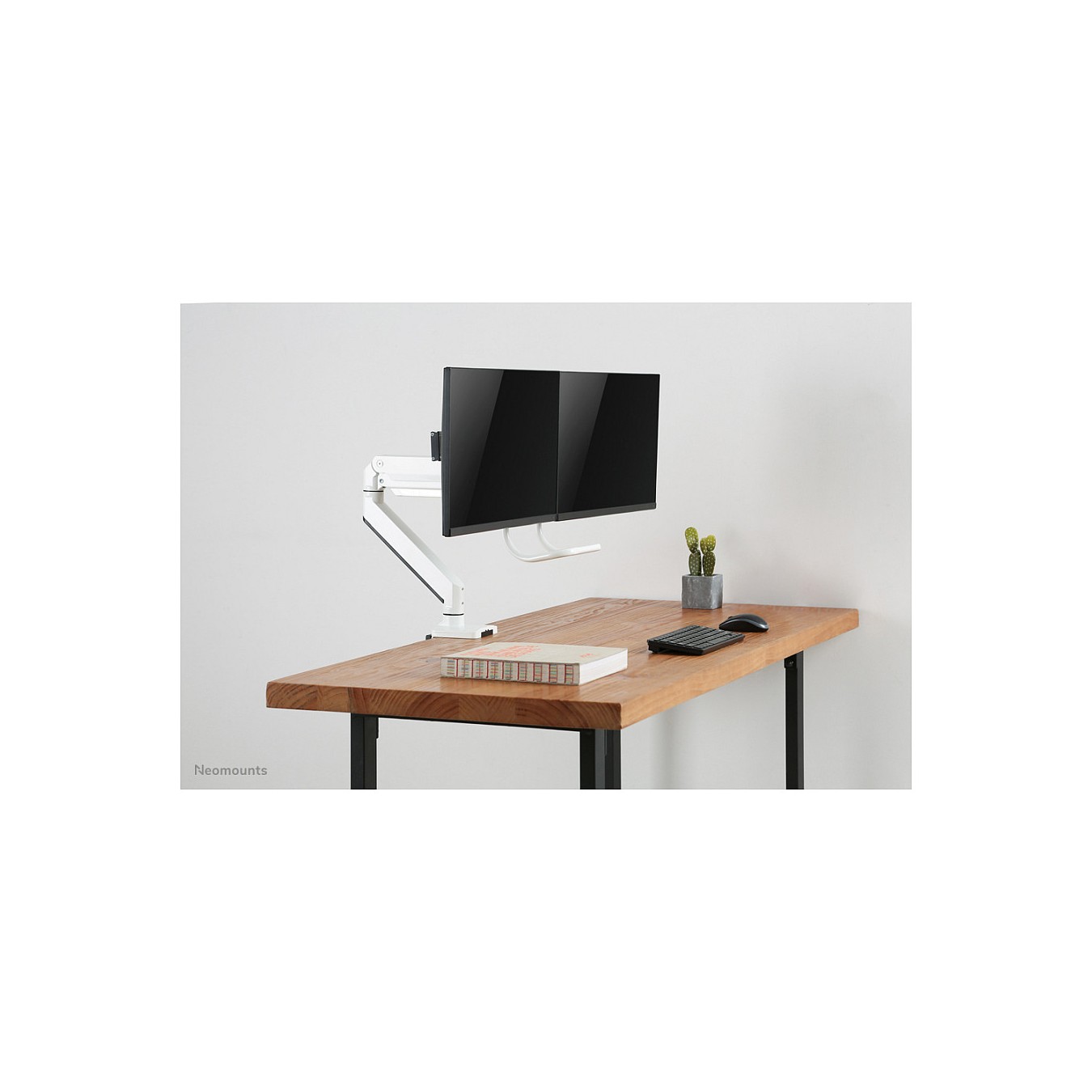 Buy NEOMOUNTS NM-D775DXWHITE 81.28cm 32Zoll Desk Mount desk clamp grommet in Cyprus, Nicosia, Limassol, Larnaka, Pafos