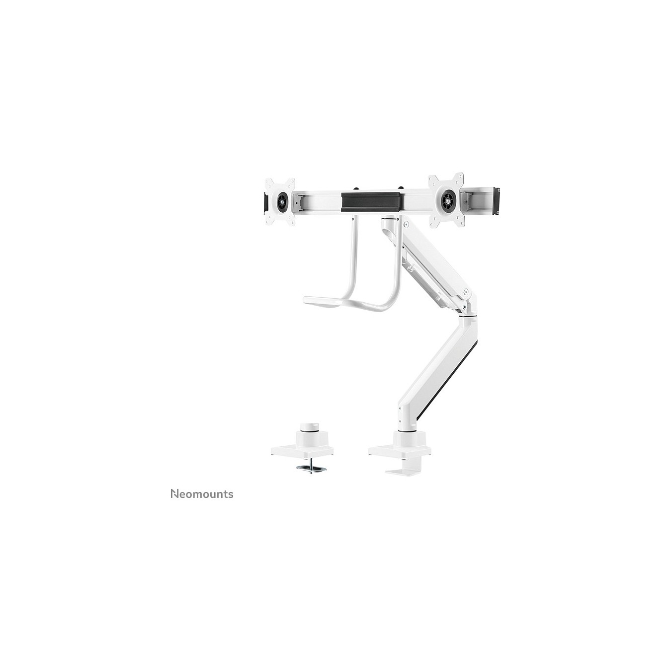 Buy NEOMOUNTS NM-D775DXWHITE 81.28cm 32Zoll Desk Mount desk clamp grommet in Cyprus, Nicosia, Limassol, Larnaka, Pafos