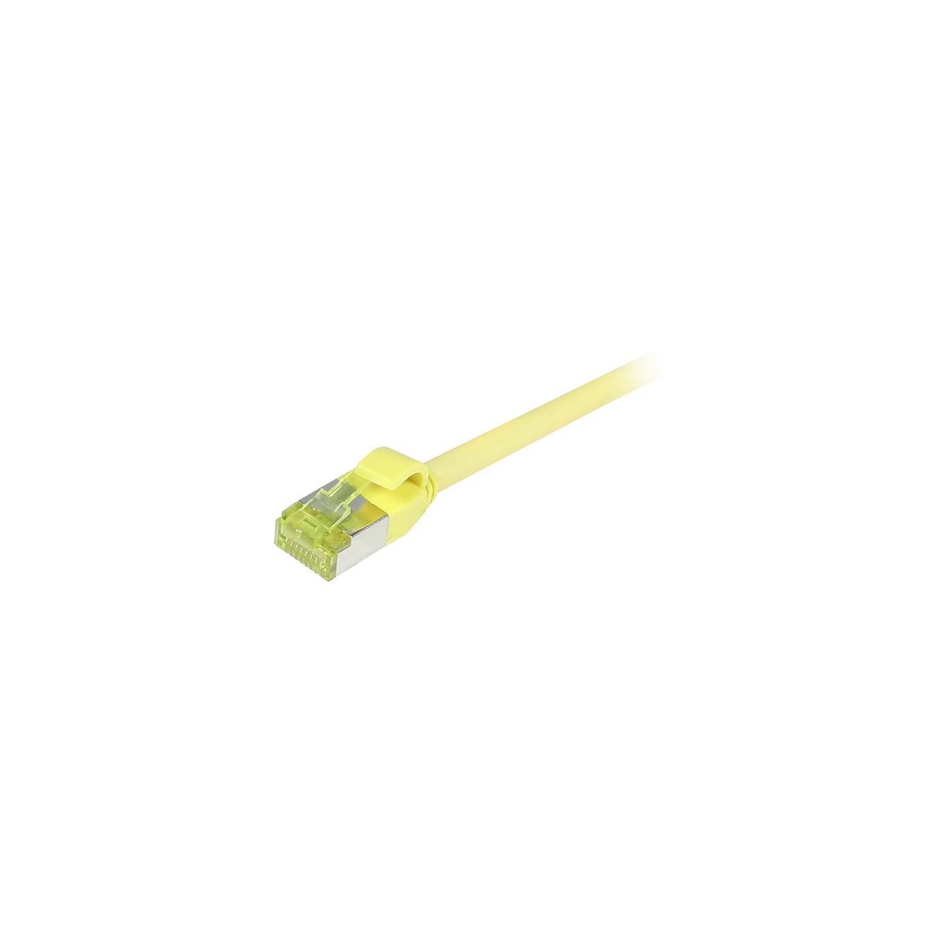 Buy Synergy21 Patchkabel RJ45. CAT6A 500Mhz. 1.0m. gelb. S-STP(S FTP). slimline rund d4.5mm. TPE LSZH(Superflex). AWG28.... in C
