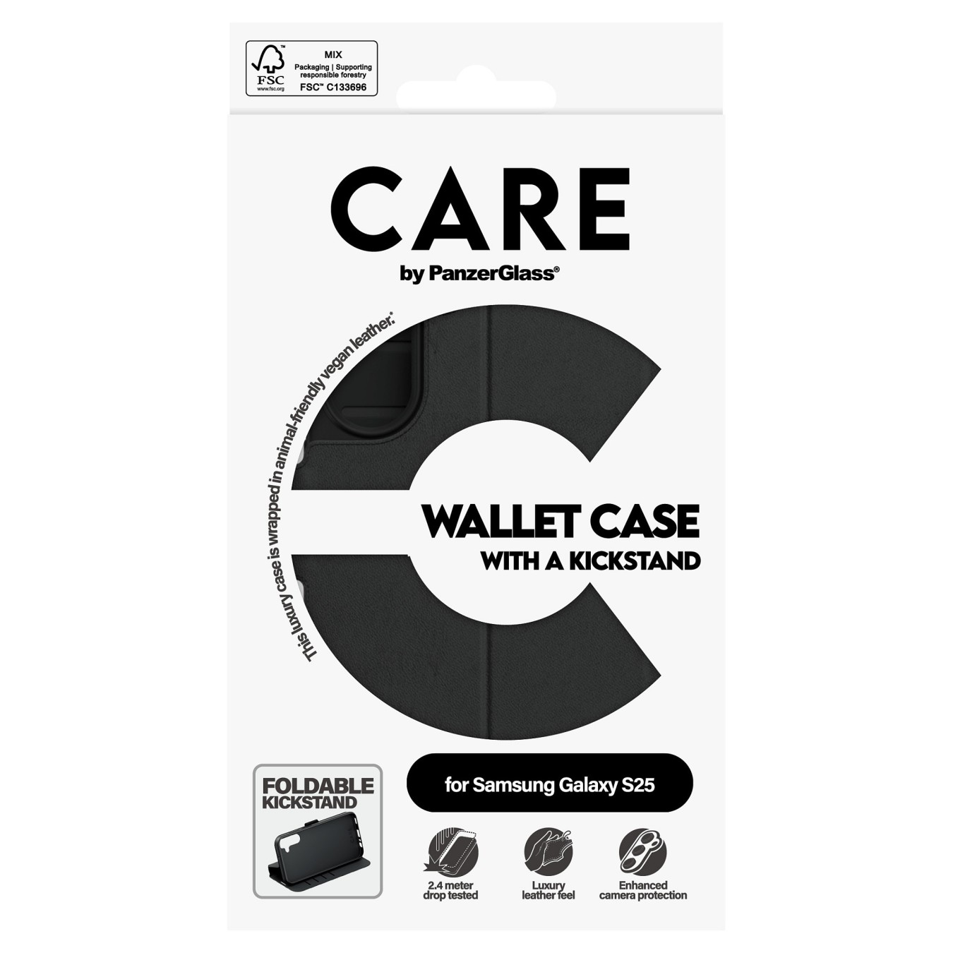 Buy CARE Feature Wallet Case w. Kickstand Samsung Galaxy S25 in Cyprus, Nicosia, Limassol, Larnaka, Pafos