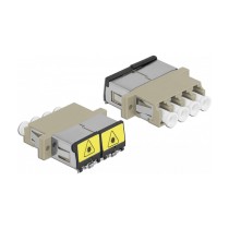 Buy LWL Kupplung mit Laserschutzklappe LC Quad Buchse zu LC Quad Buchse Multimode beige in Cyprus, Nicosia, Limassol, Larnaka, P