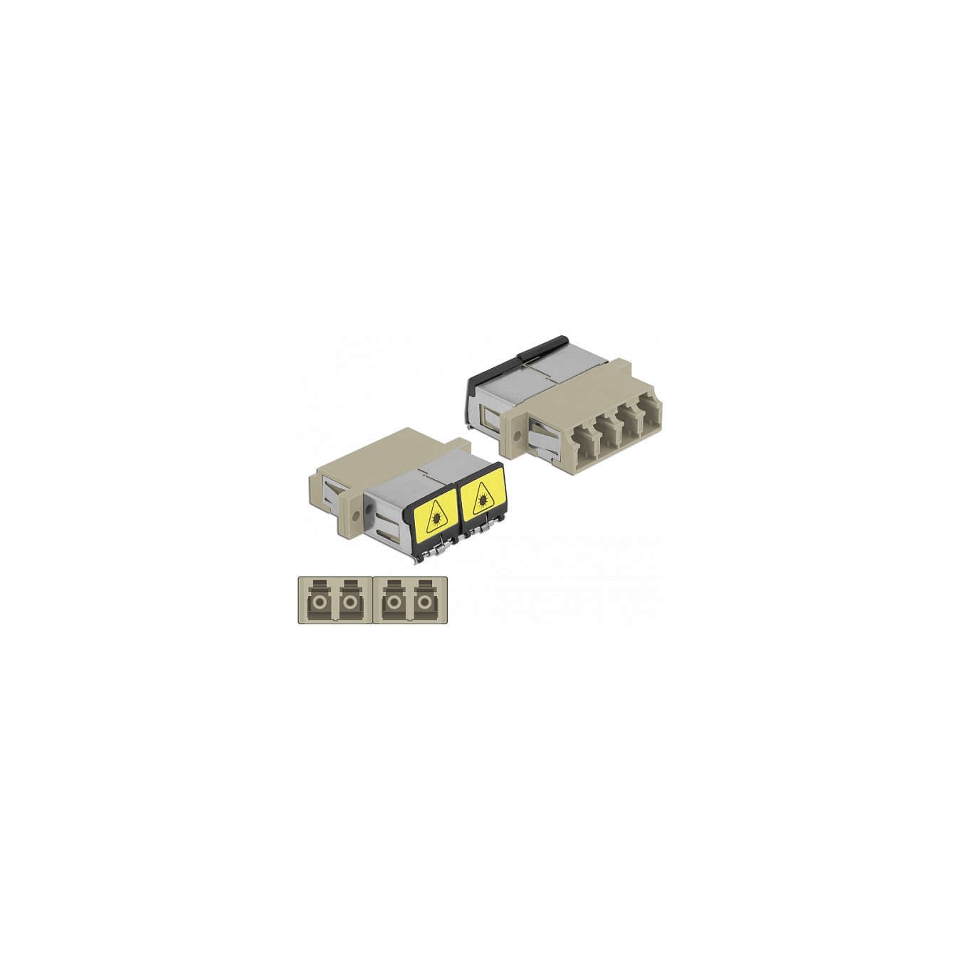 Buy LWL Kupplung mit Laserschutzklappe LC Quad Buchse zu LC Quad Buchse Multimode beige in Cyprus, Nicosia, Limassol, Larnaka, P
