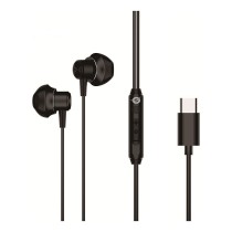 Buy CONCEPTRONIC Headset Ohrhörer USB-C Mikro Ergono. + 1.20m sw in Cyprus, Nicosia, Limassol, Larnaka, Pafos