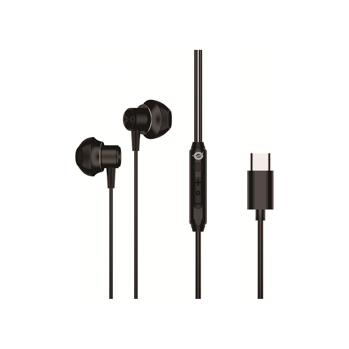Buy CONCEPTRONIC Headset Ohrhörer USB-C Mikro Ergono. + 1.20m sw in Cyprus, Nicosia, Limassol, Larnaka, Pafos