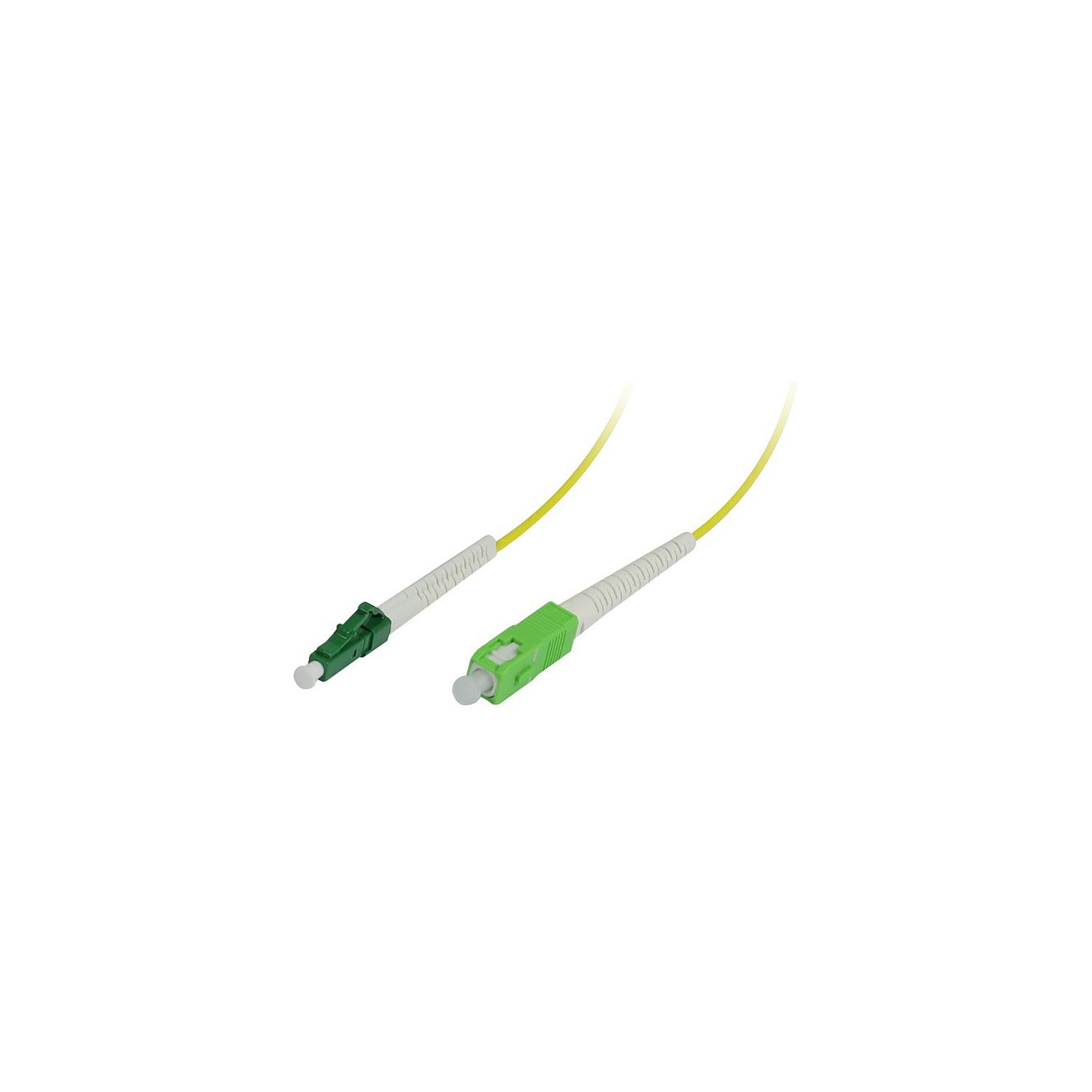 Buy Synergy21 LWL-1-Faser-Patchk. 7.5mtr.LC(APC)-SC(APC). 9 125u. OS2. G657.A2. AD2mm. flexible Knickschutztülle in Cyprus, Nico