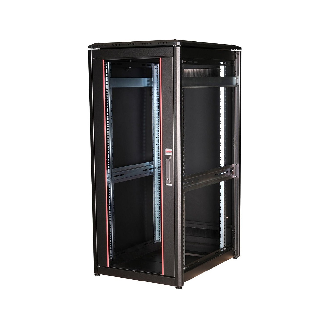Buy ROLINE 19-Zoll Netzwerkschrank Pro 26 HE. 600x800 BxT Glastr schwarz in Cyprus, Nicosia, Limassol, Larnaka, Pafos