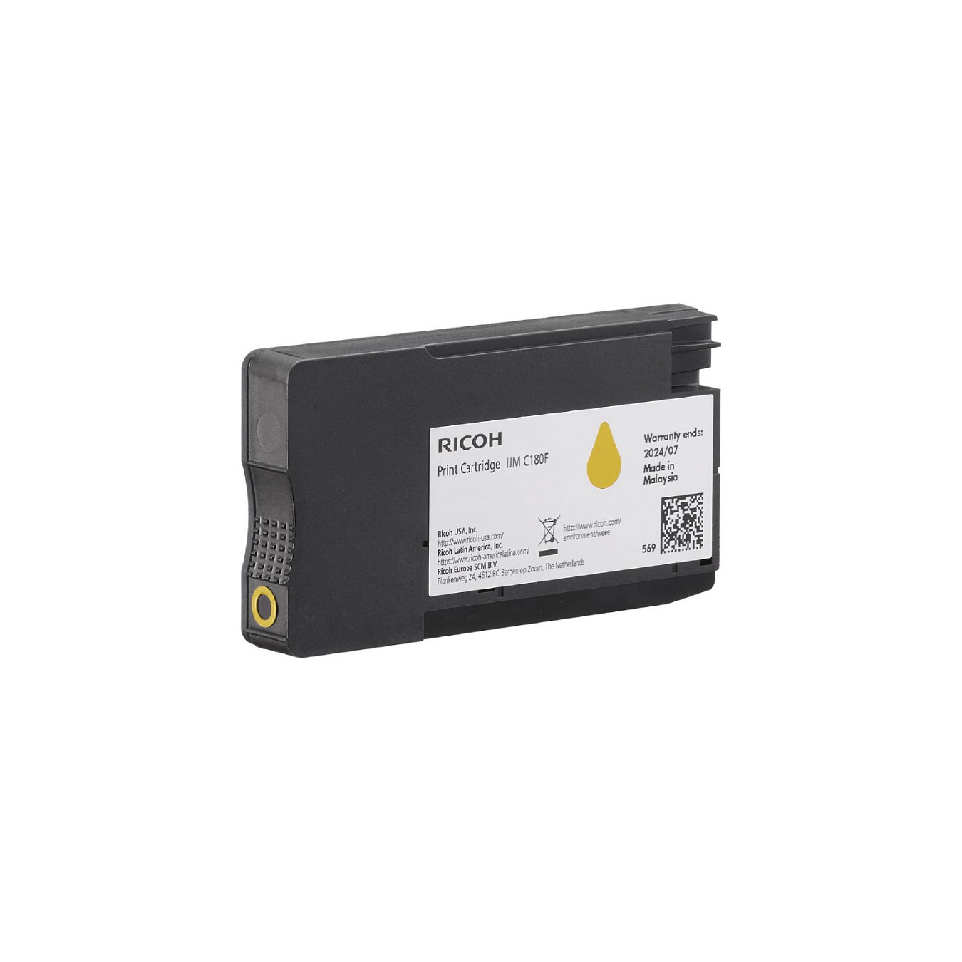 Buy Ricoh Tinte 408520 Gelb IJM C180F in Cyprus, Nicosia, Limassol, Larnaka, Pafos