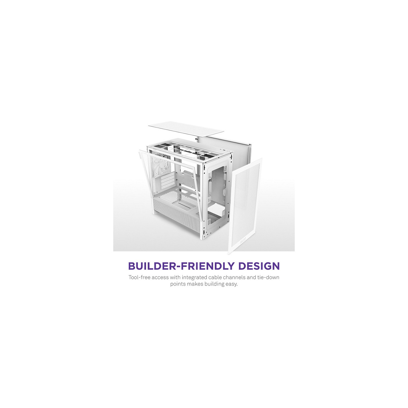 Buy NZXT H3 FLOW All White MidiTower CC-H31FW-01 in Cyprus, Nicosia, Limassol, Larnaka, Pafos