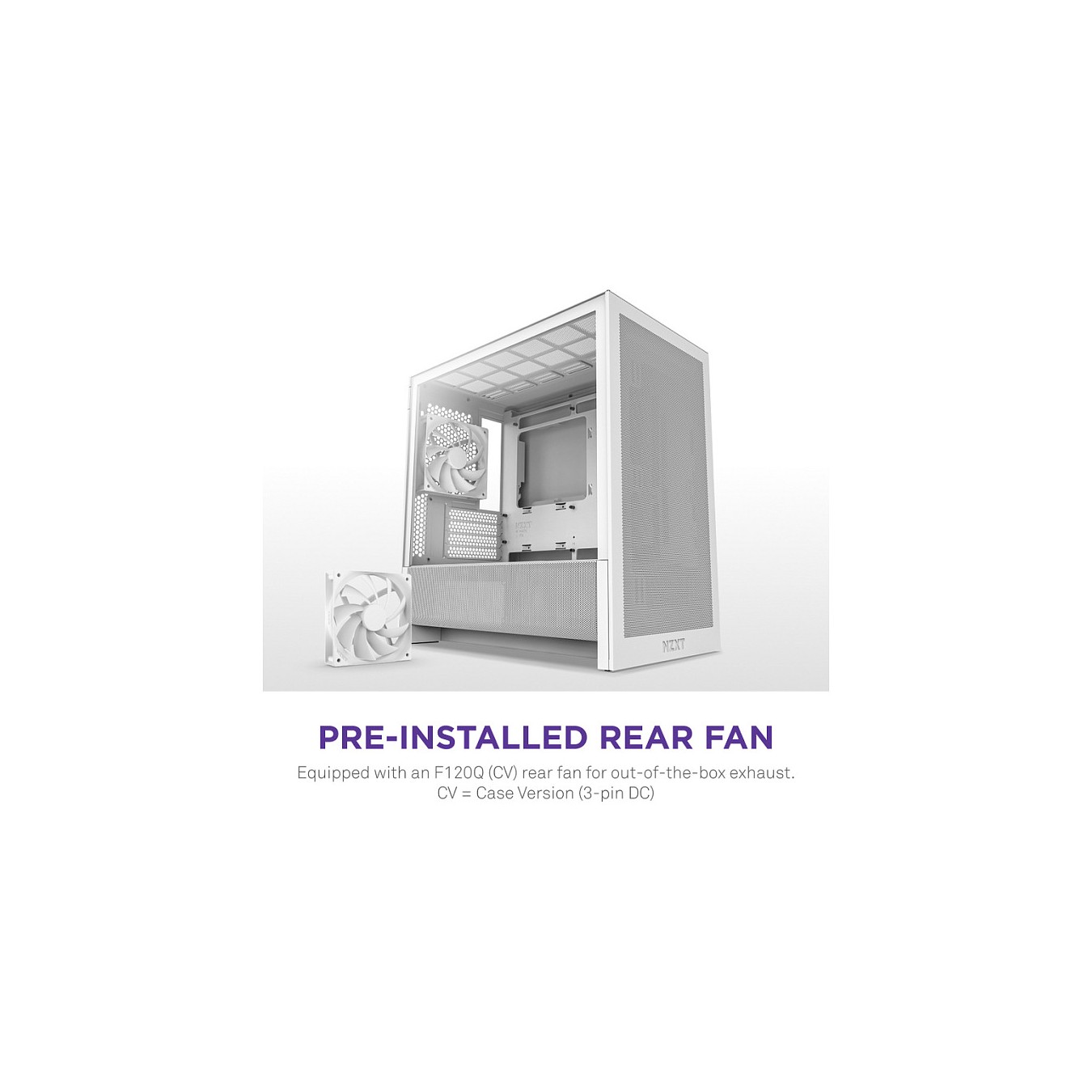Buy NZXT H3 FLOW All White MidiTower CC-H31FW-01 in Cyprus, Nicosia, Limassol, Larnaka, Pafos