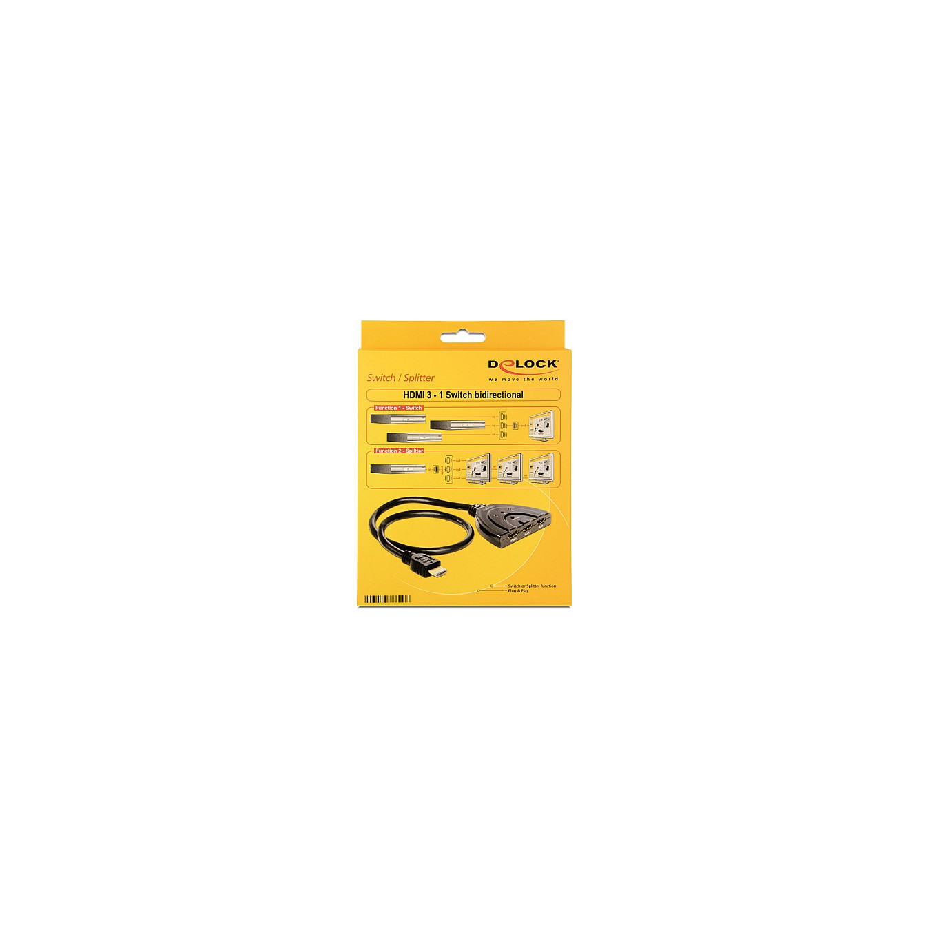 Buy DELOCK HDMI 3 - 1 Umschalter bidirektional in Cyprus, Nicosia, Limassol, Larnaka, Pafos