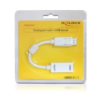 Buy DELOCK Adapter Displayport-St to HDMI-Bu weiss in Cyprus, Nicosia, Limassol, Larnaka, Pafos