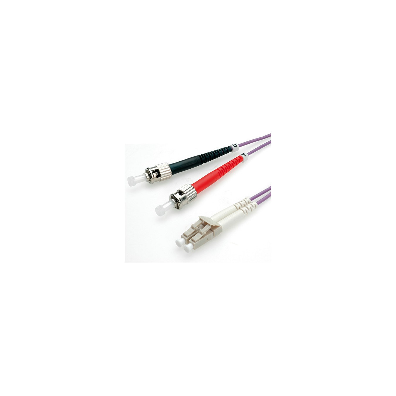 Buy ROLINE LWL-Kabel 50 125um OM4 LC ST violett 0.5m in Cyprus, Nicosia, Limassol, Larnaka, Pafos