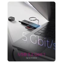 Buy ICY BOX IB-CR203-CU3 3-in-1 USB 3.2 Gen 1 Card Reader in Cyprus, Nicosia, Limassol, Larnaka, Pafos