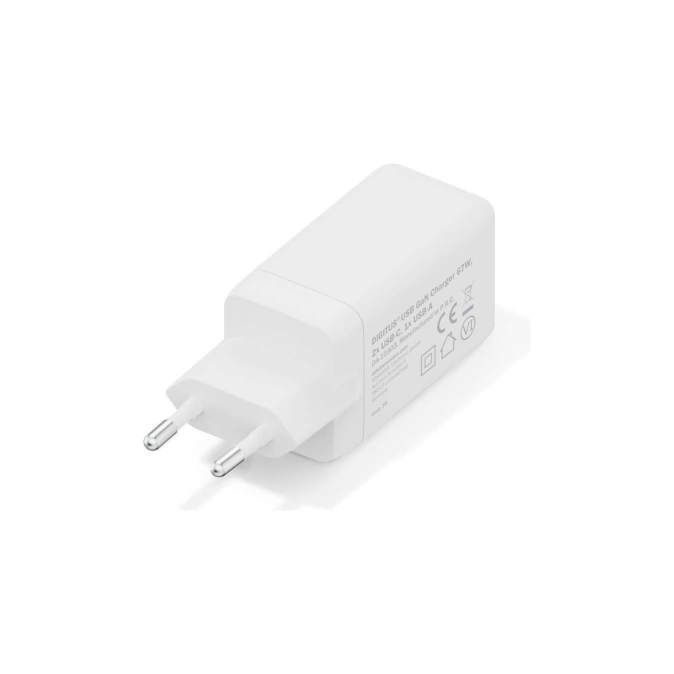 Buy DIGITUS USB GaN Charger 67W. 2x USB-C. 1x USB-A in Cyprus, Nicosia, Limassol, Larnaka, Pafos