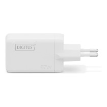 Buy DIGITUS USB GaN Charger 67W. 2x USB-C. 1x USB-A in Cyprus, Nicosia, Limassol, Larnaka, Pafos
