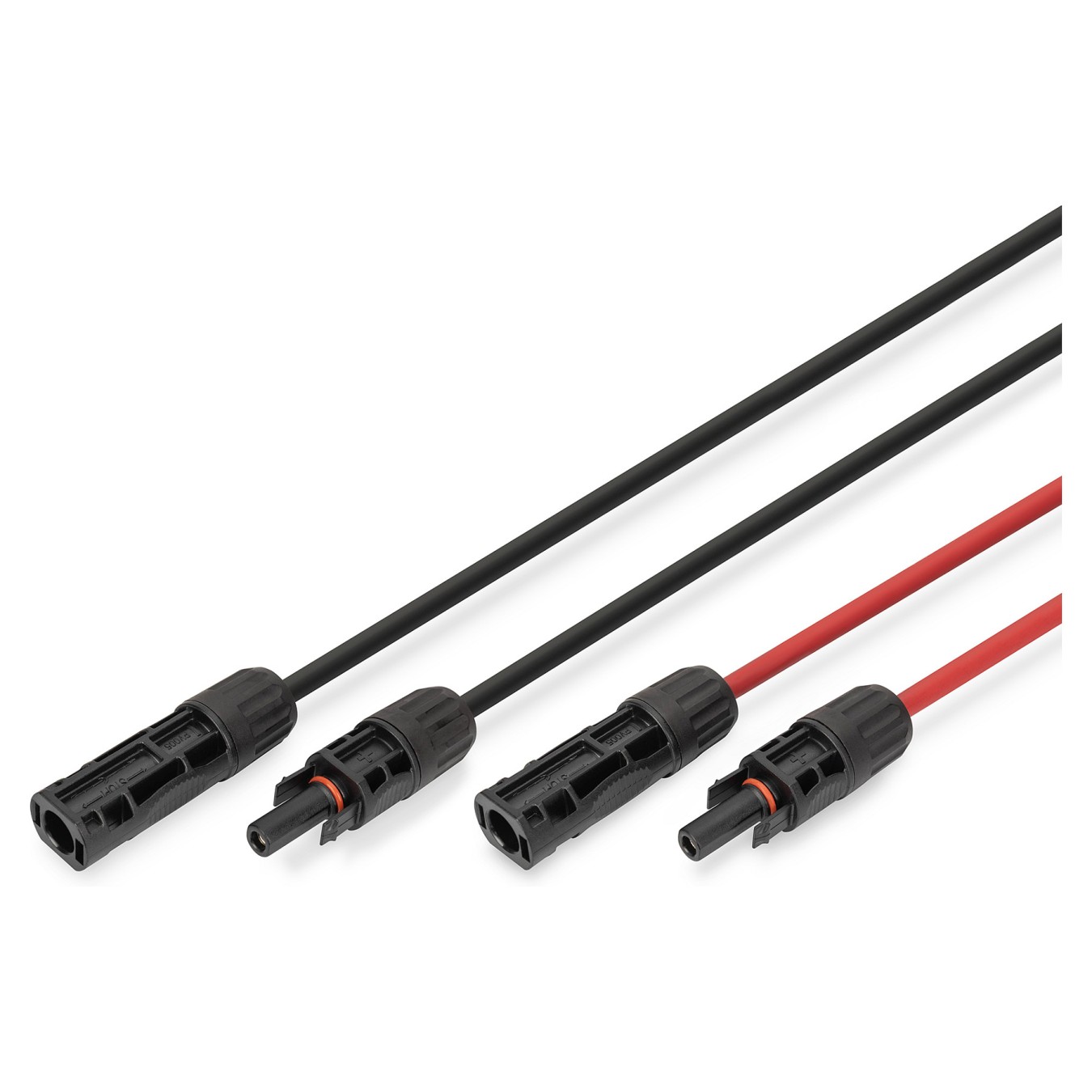 Buy Solarkabel Verlängerung 10 m. 6 mm2. MC4-Anschluss. PV-Kabel 1500 V DC. UV-beständig & wetterfest. 2 Kabel. 1x Schwar... in 