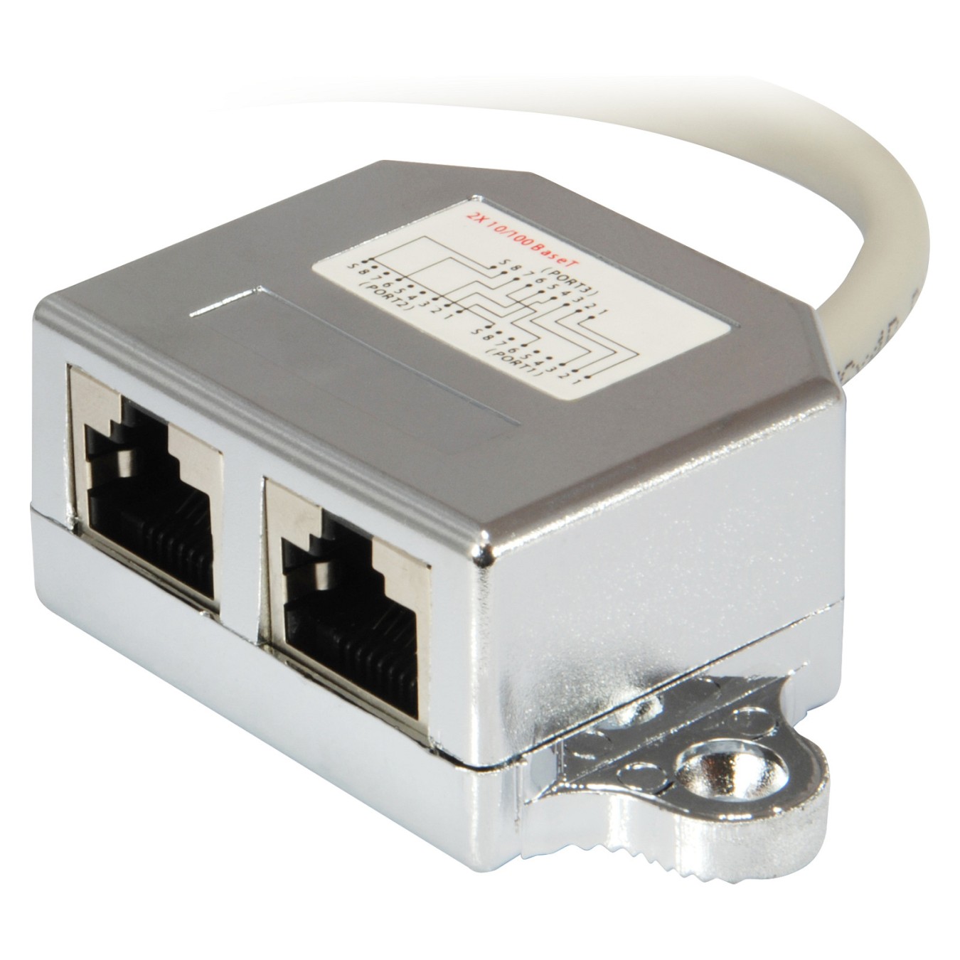 Buy 2-Port Splitter Cat5e RJ45- to 2xRJ45 FTP St Bu 0.15m in Cyprus, Nicosia, Limassol, Larnaka, Pafos