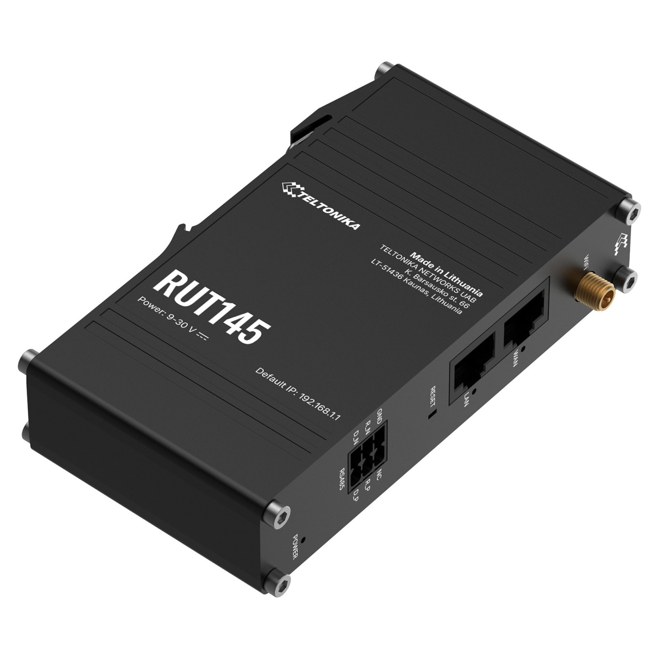 Buy Teltonika · Router · RUT145 · Kompakter Ethernet Router RS485 in Cyprus, Nicosia, Limassol, Larnaka, Pafos