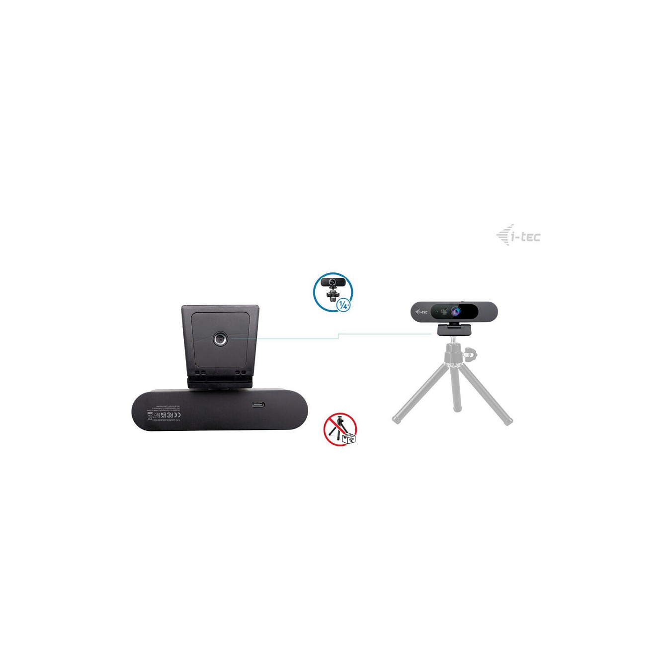 Buy I-TEC SOLOMON PRO 900 4K Webcam AI Auto Framing in Cyprus, Nicosia, Limassol, Larnaka, Pafos