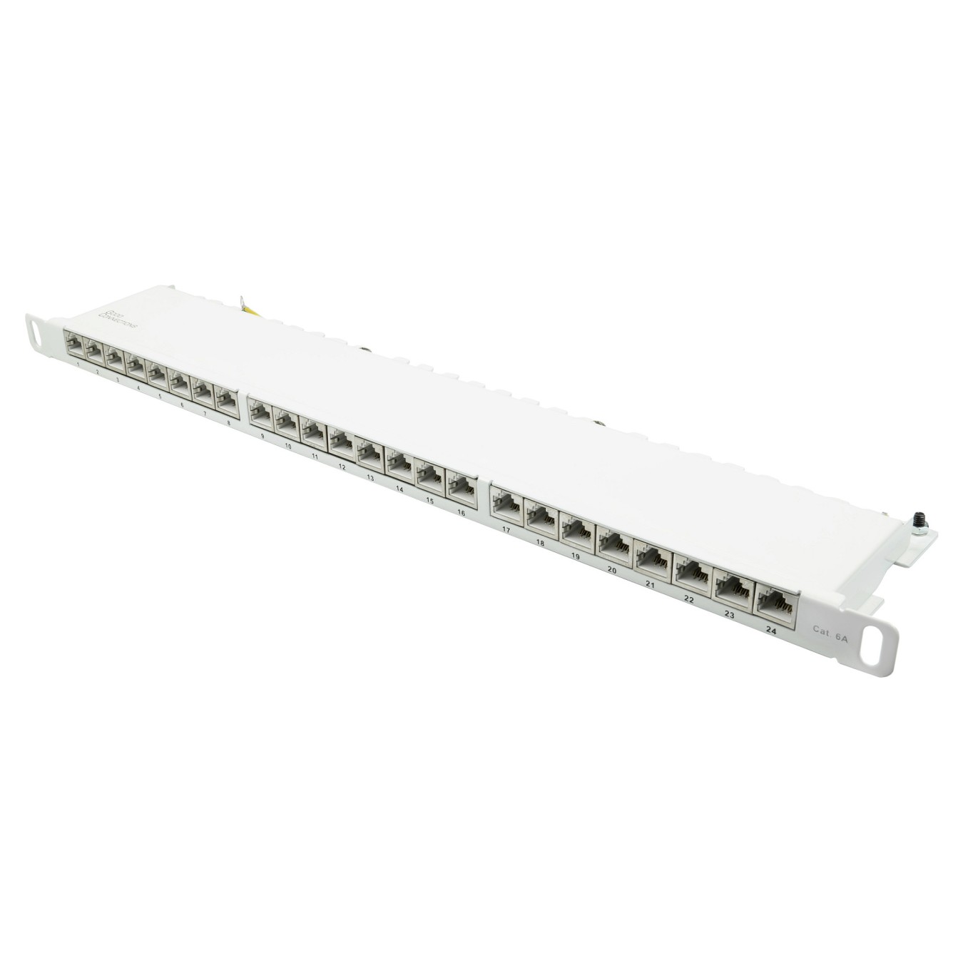 Buy Good Connections Patchpanel 19'Cat. 6A 24-P 0,5HE reinweiß in Cyprus, Nicosia, Limassol, Larnaka, Pafos