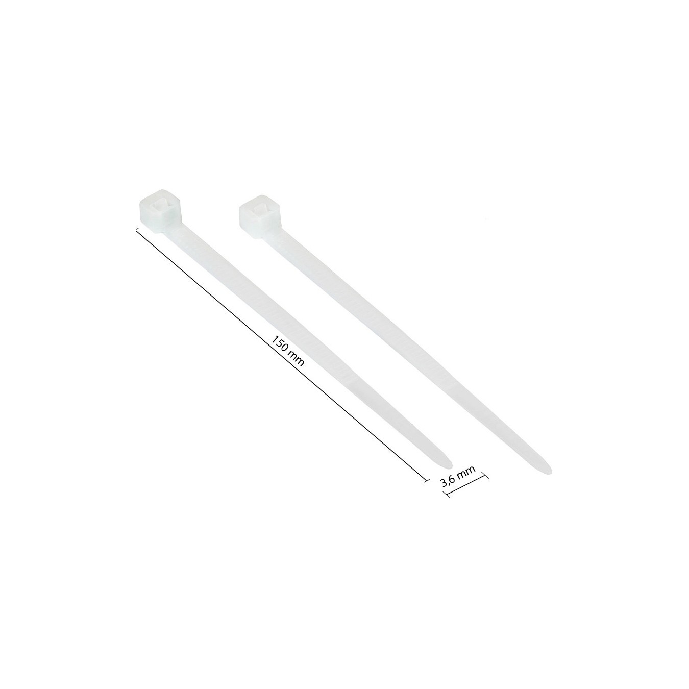 Buy Good Connections Kabelbinder 150mmx3,6mm 100 St. transp. in Cyprus, Nicosia, Limassol, Larnaka, Pafos