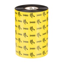 Buy Zebra 3400 Wax Resin - Schwarz - 83 mm x 450 m in Cyprus, Nicosia, Limassol, Larnaka, Pafos