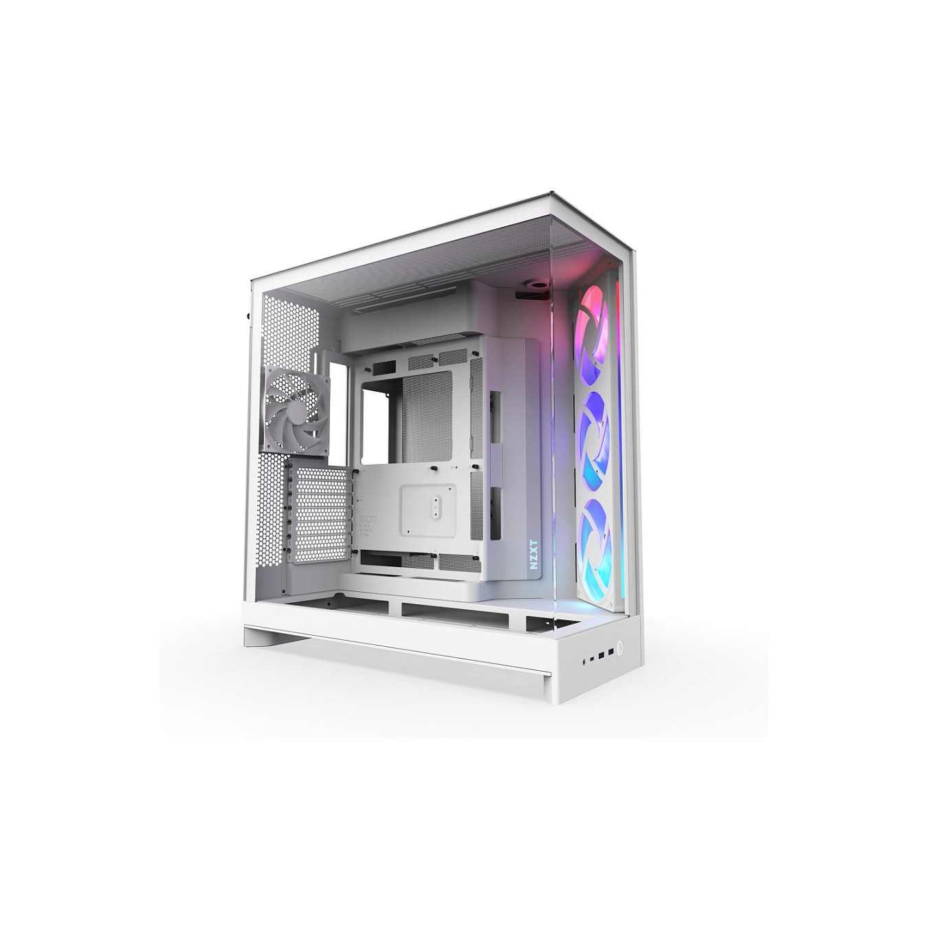 Buy NZXT H9 FLOW RGB All White MidiTower CM-H92FW-R1 in Cyprus, Nicosia, Limassol, Larnaka, Pafos