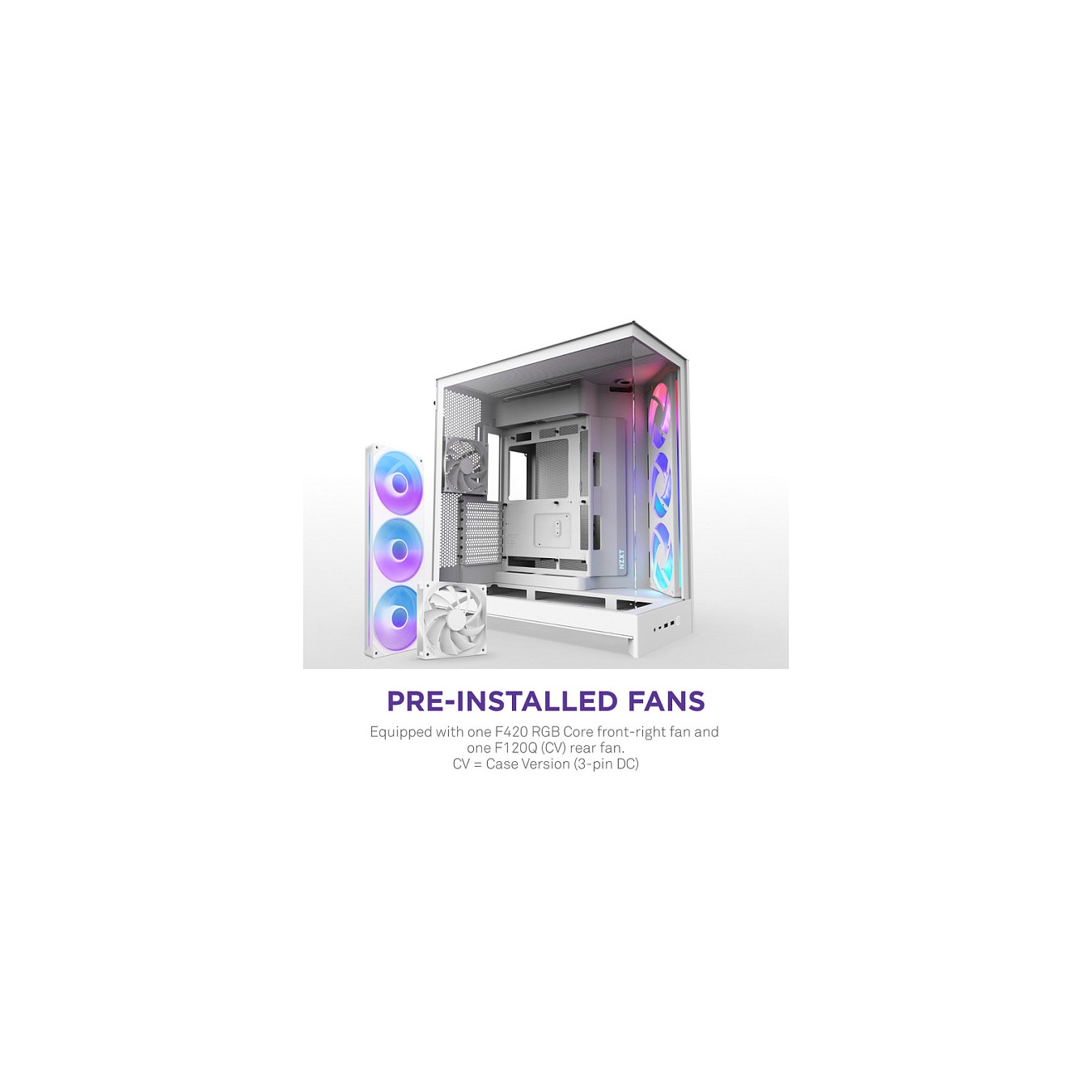 Buy NZXT H9 FLOW RGB All White MidiTower CM-H92FW-R1 in Cyprus, Nicosia, Limassol, Larnaka, Pafos