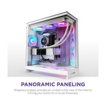 Buy NZXT H9 FLOW RGB All White MidiTower CM-H92FW-R1 in Cyprus, Nicosia, Limassol, Larnaka, Pafos