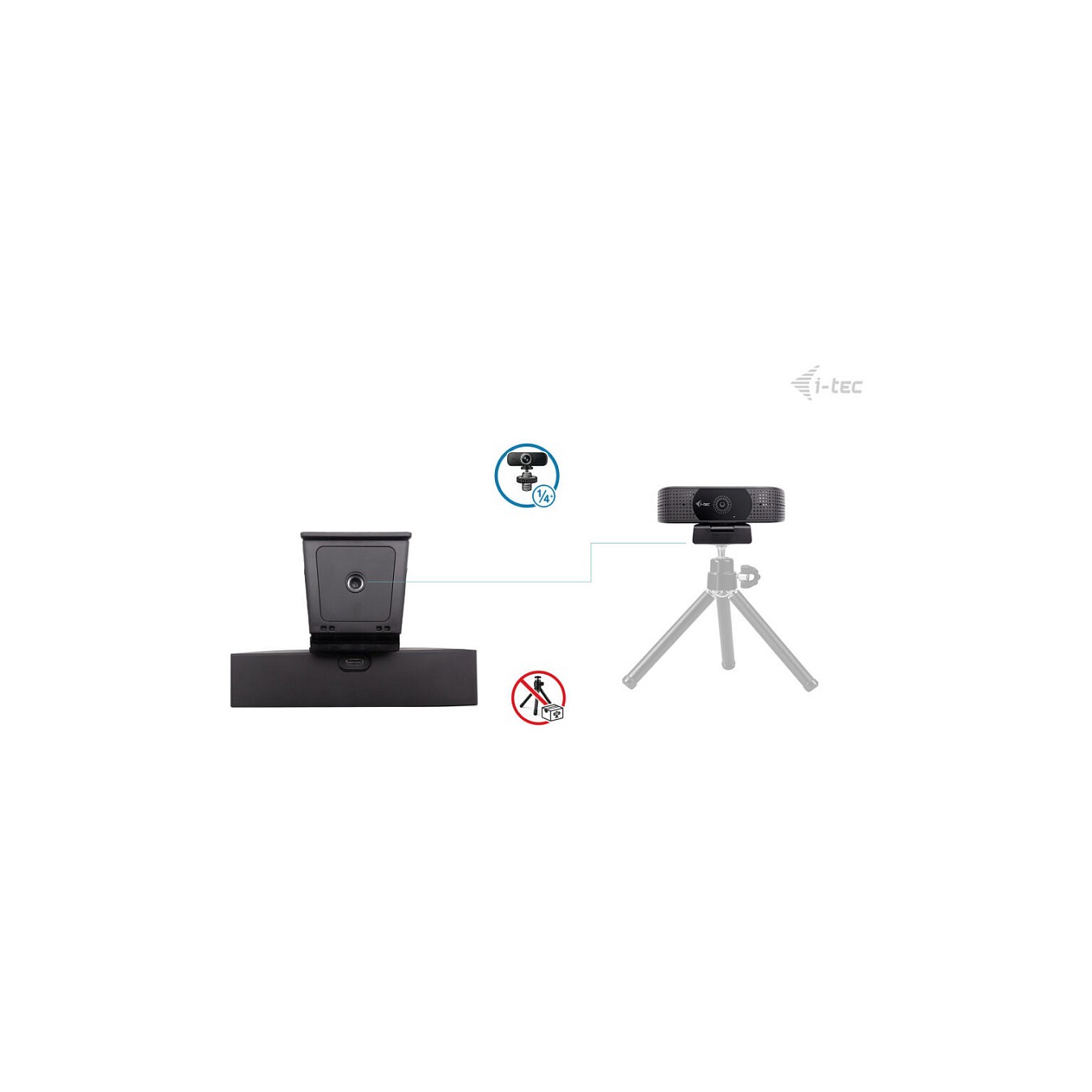 Buy I-TEC SOLOMON 500 4K PDAF Webcam in Cyprus, Nicosia, Limassol, Larnaka, Pafos