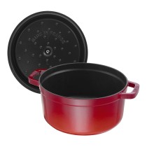 Buy Staub La Cocotte 28cm rund, Kirsch-rot, Gusseisen in Cyprus, Nicosia, Limassol, Larnaka, Pafos