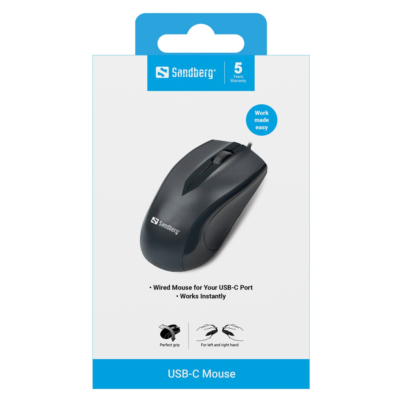Buy 631-04 SANDBERG Maus 3Tasten Kabel USB-C in Cyprus, Nicosia, Limassol, Larnaka, Pafos