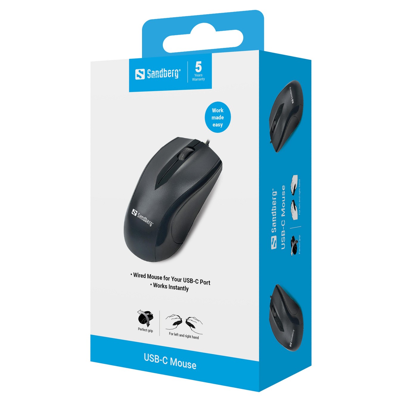 Buy 631-04 SANDBERG Maus 3Tasten Kabel USB-C in Cyprus, Nicosia, Limassol, Larnaka, Pafos