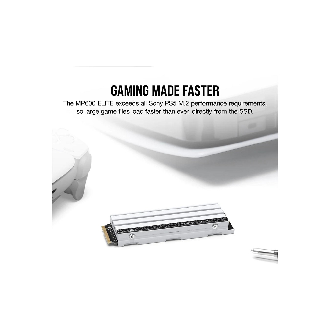 Buy M.2 2TB Corsair MP600 ELITE NVMe 3D TLC NAND 2280 PCIe Gen4 für PS5 in Cyprus, Nicosia, Limassol, Larnaka, Pafos