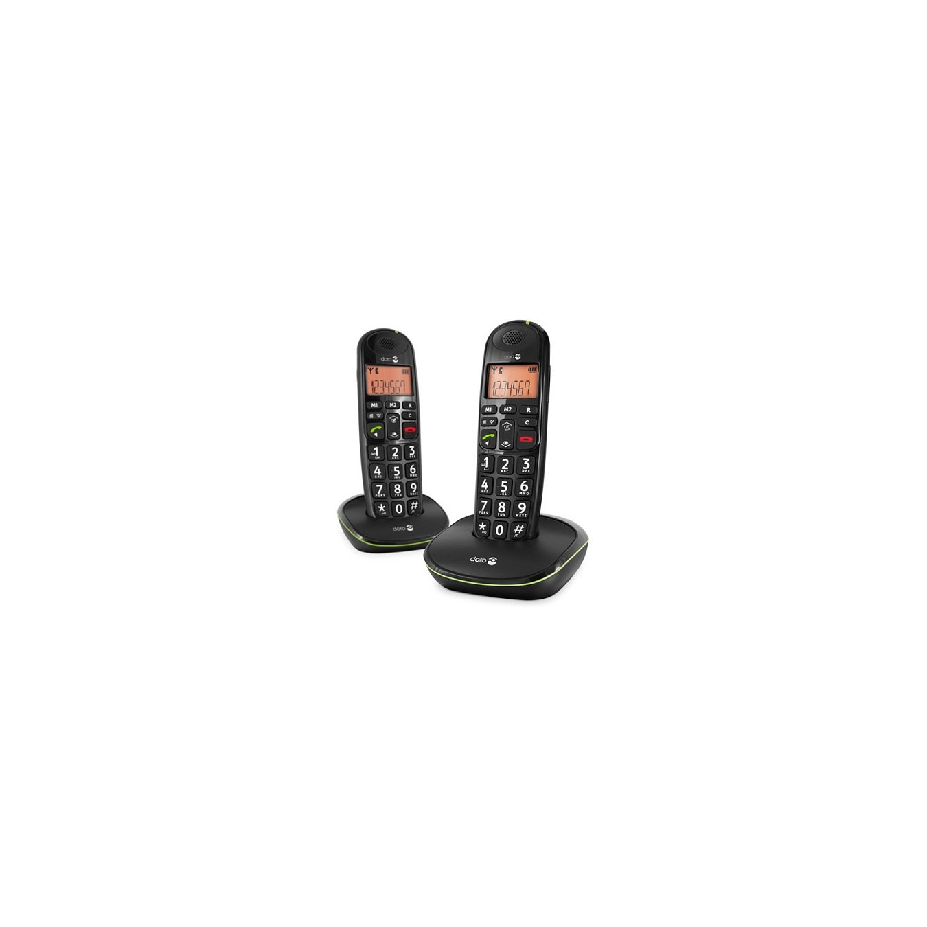Buy Doro PhoneEasy 100w Duo (schwarz) in Cyprus, Nicosia, Limassol, Larnaka, Pafos