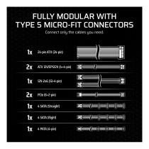 Buy 750W Corsair SF Series Platinum SF750 in Cyprus, Nicosia, Limassol, Larnaka, Pafos